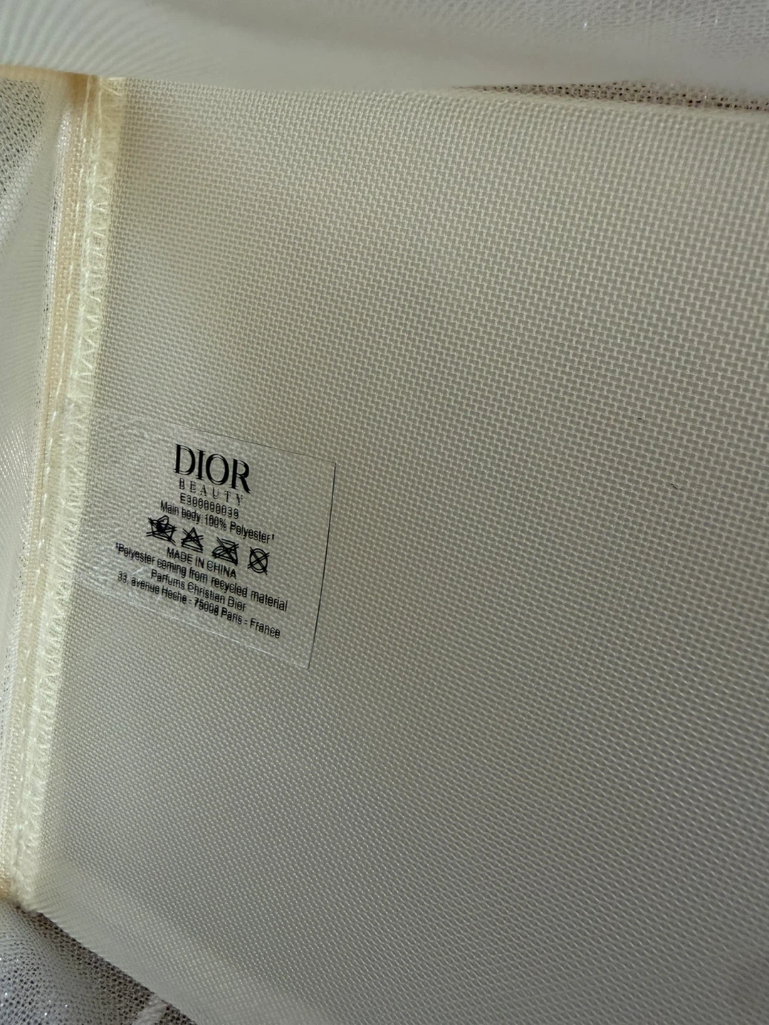 Dior Beauty Sheer Tote Bag with Butterfly Embroidery - photo 5