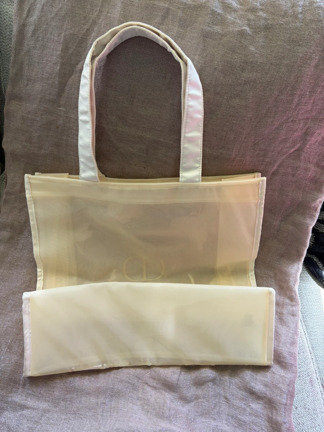 Dior Beauty Sheer Tote Bag with Butterfly Embroidery - photo 2