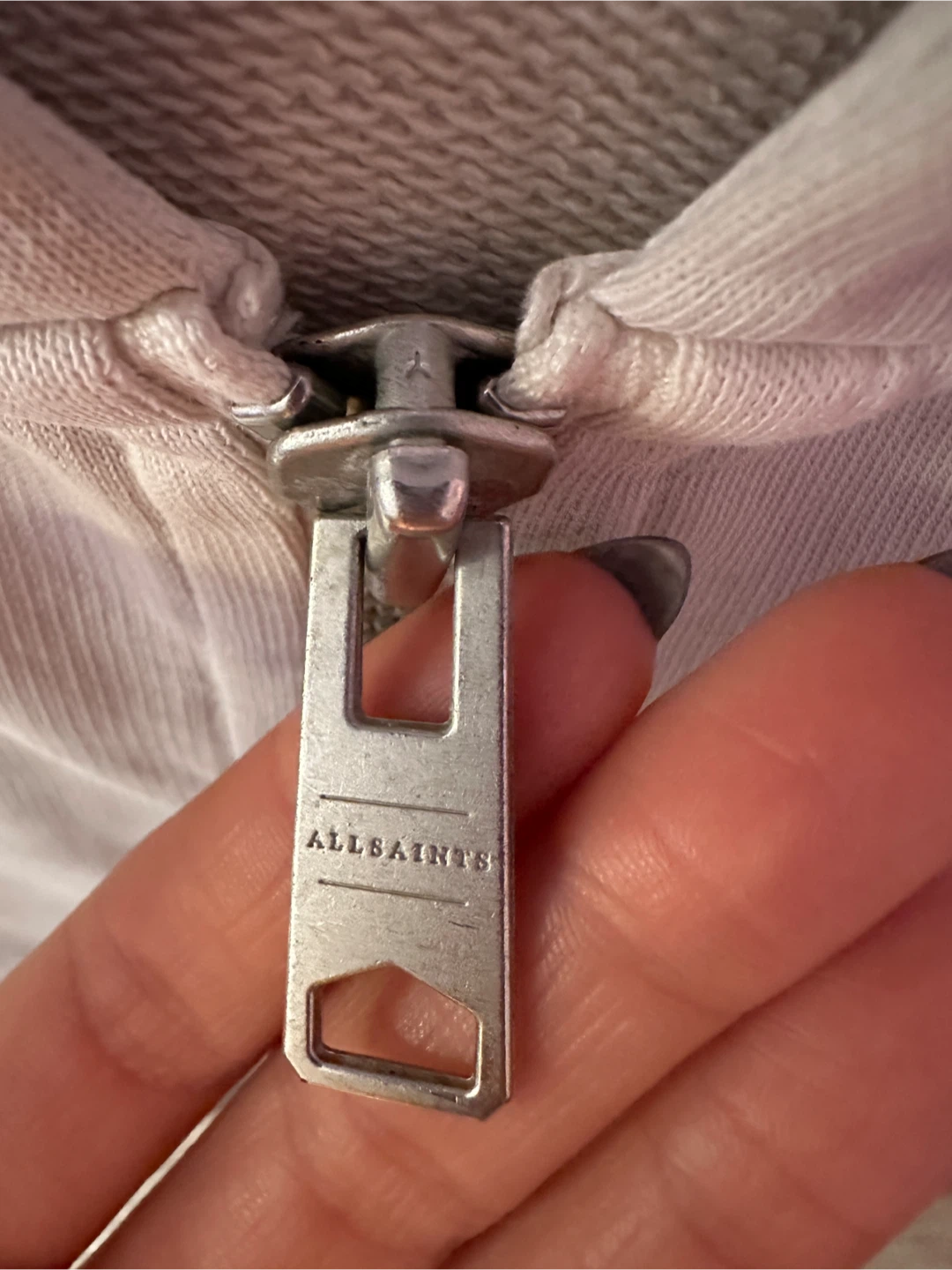 ALLSAINTS Beige Full Zip Hoodie - photo 4
