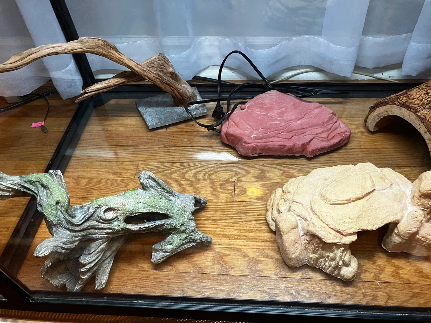 Reptile Terrarium Decor Set with Heating Rock - photo 2