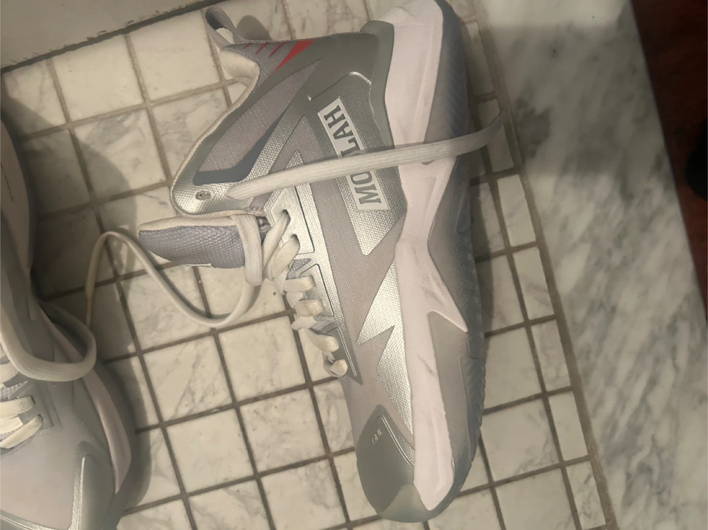 Moolah MTD/Triple Double Silver Athletic Shoes - photo 2