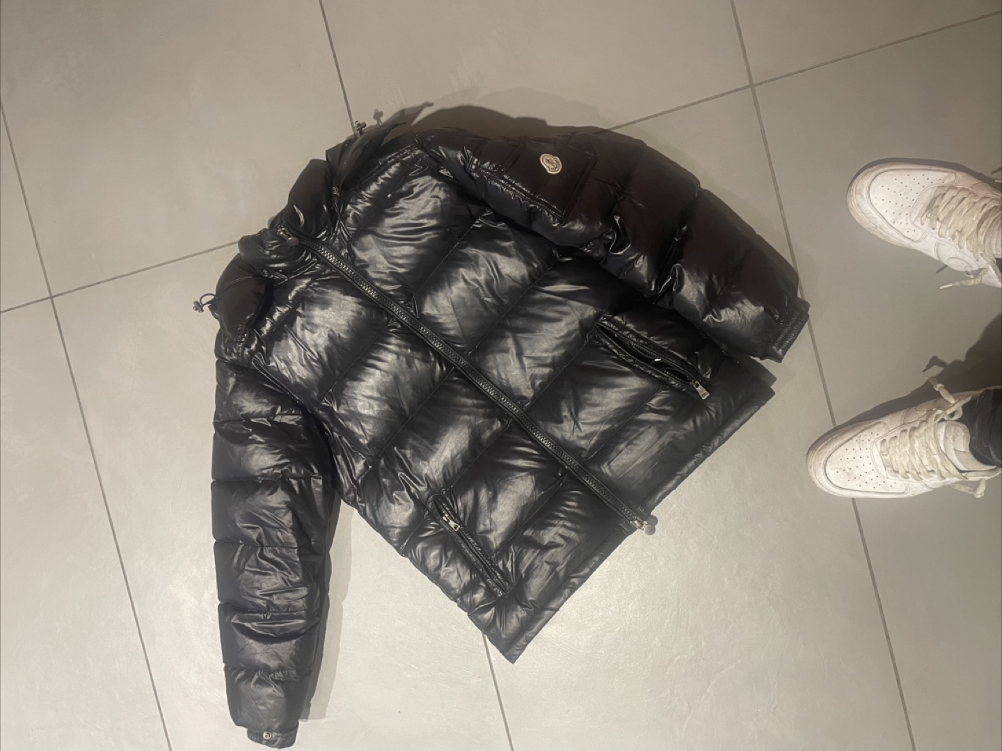 Moncler Black Puffer Jacket