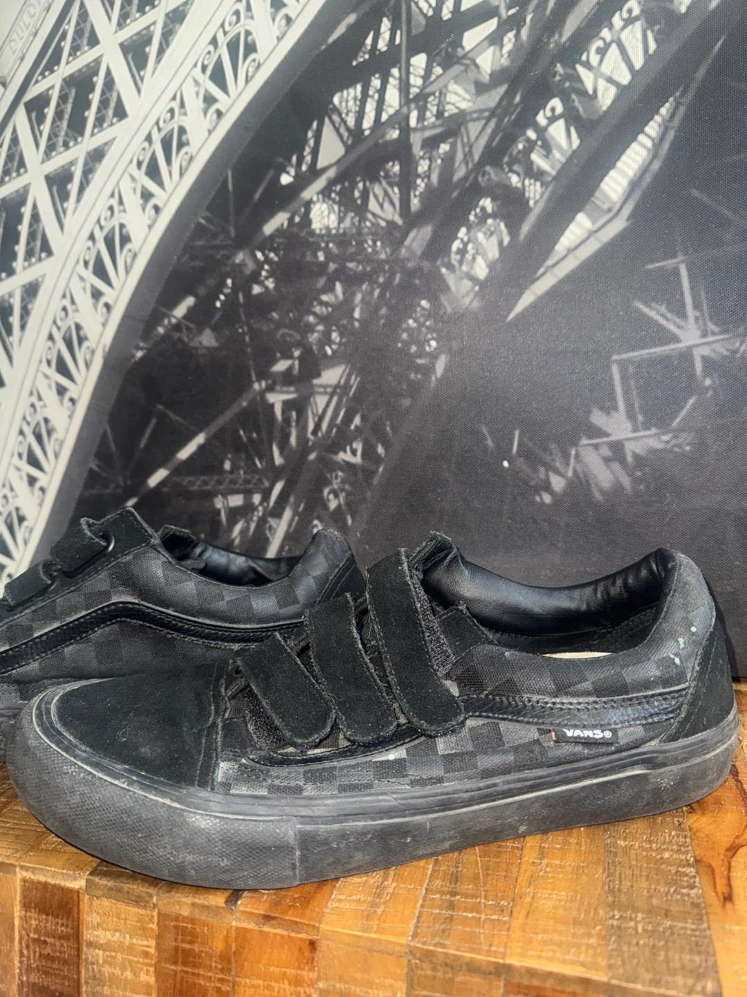 Vans Checkerboard Velcro Skate Shoes - photo 2