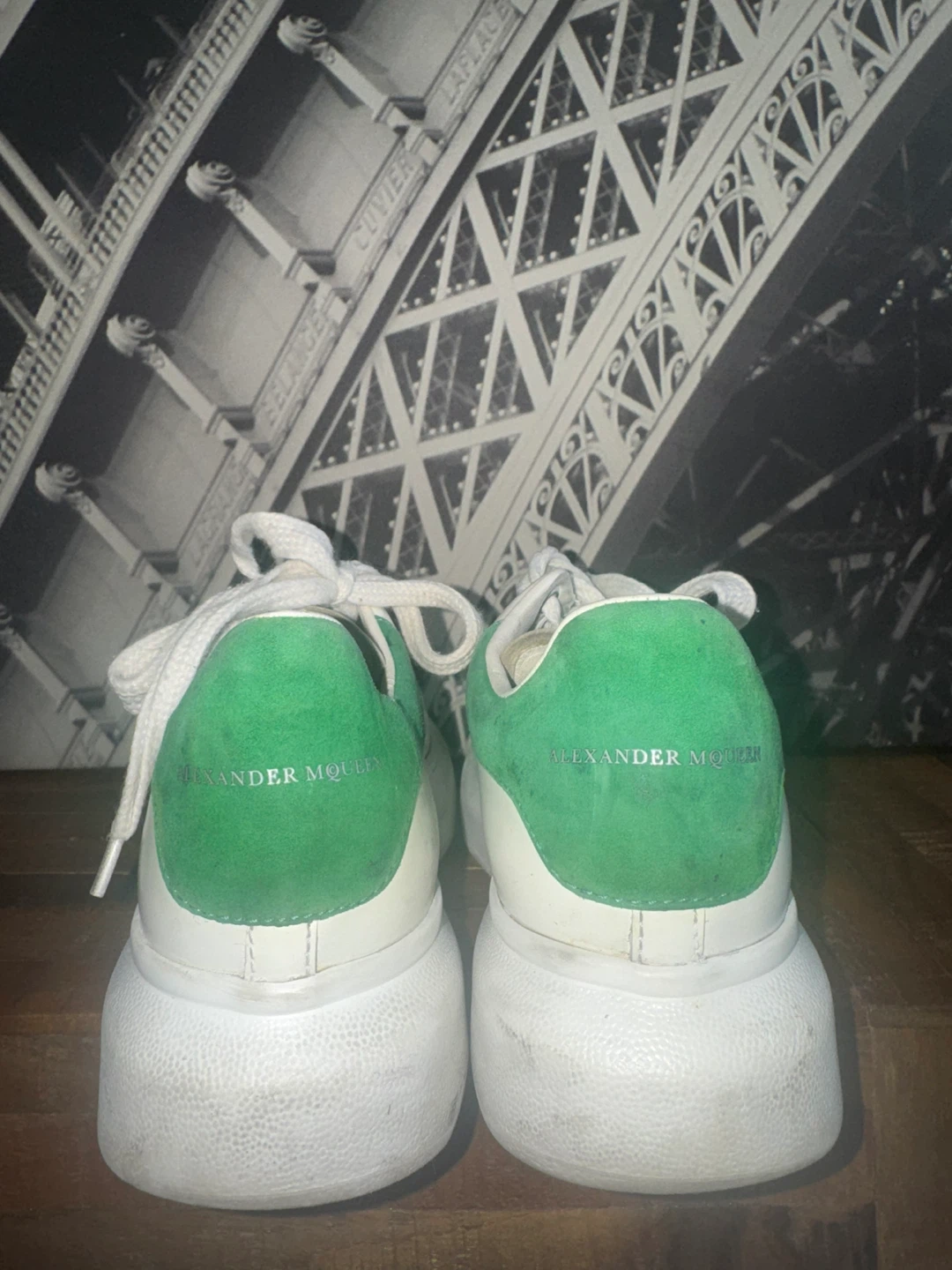 Alexander McQueen Oversized Sneakers - White/Green