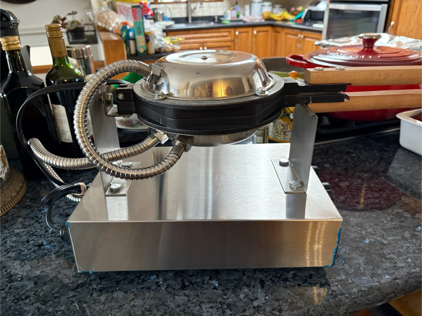 Industrial bubble pancake machine