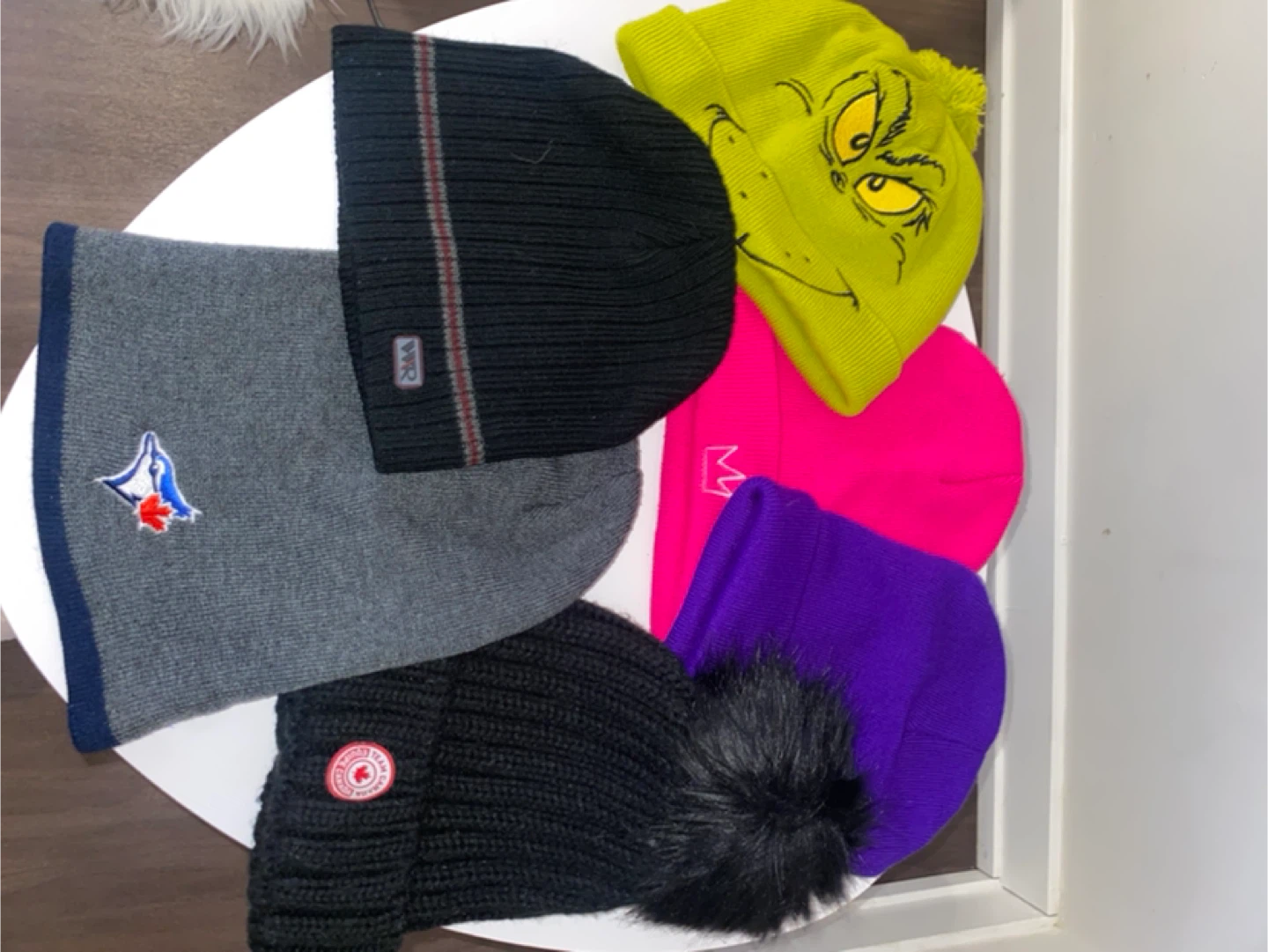 Collection of 6 Toques - Assorted Brands and Colours
