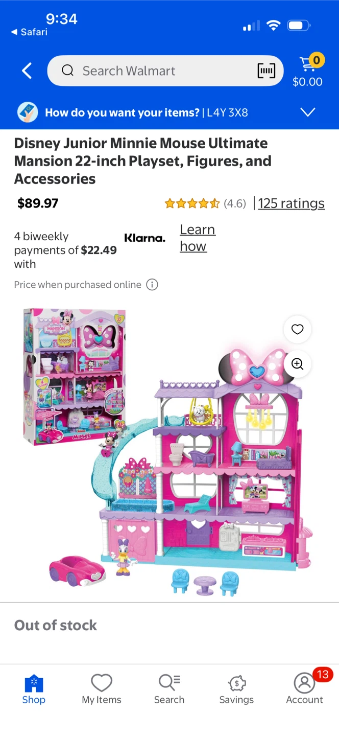 Disney Junior Minnie Mouse Mansion 22-inch Playset - photo 3