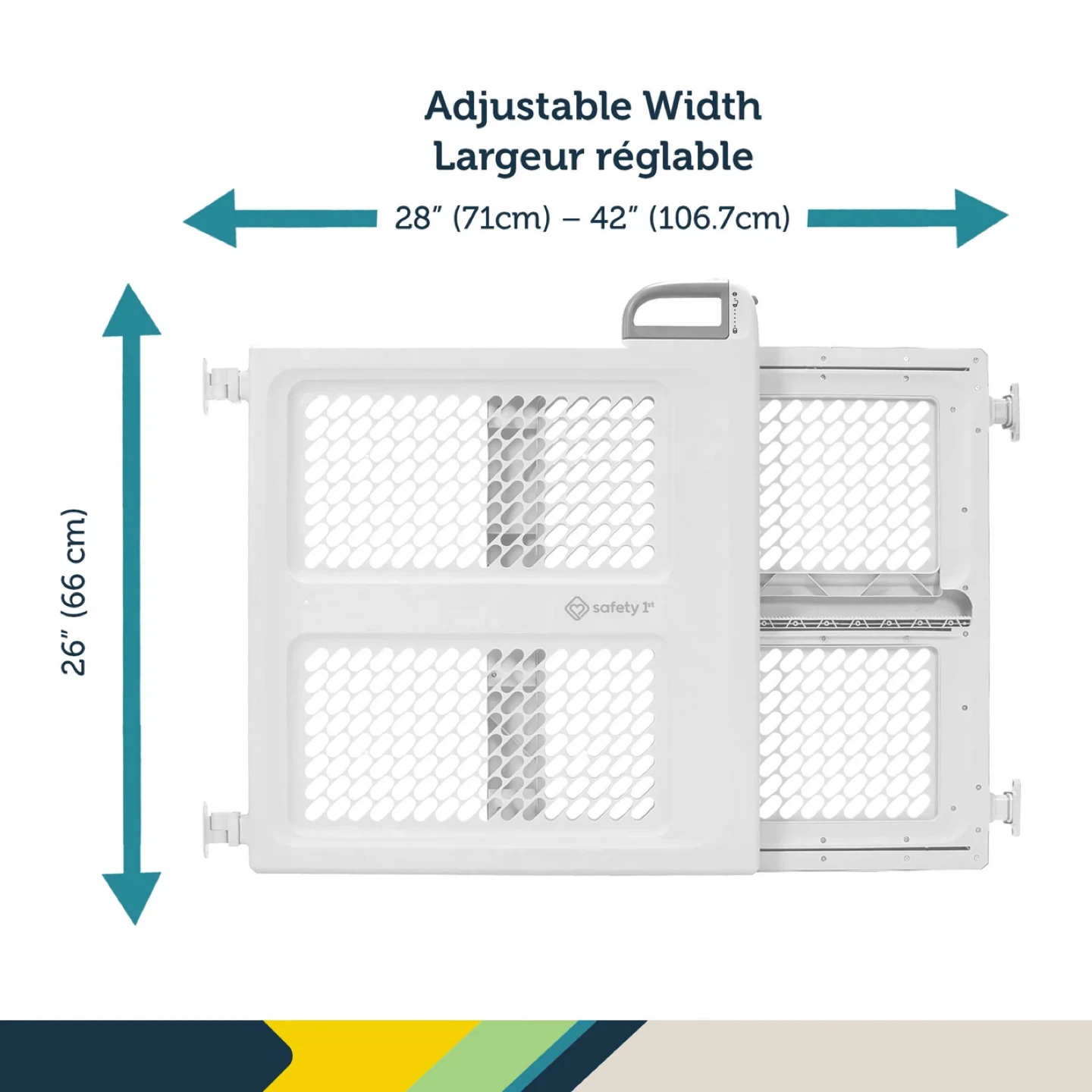 Safety 1st White Adjustable Width Baby Gate - photo 2