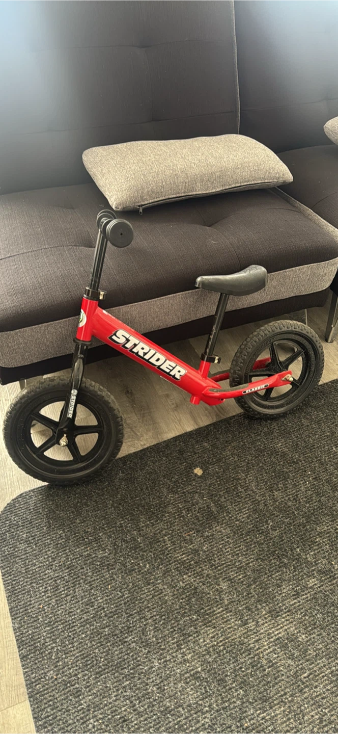 Strider Red Balance Bike