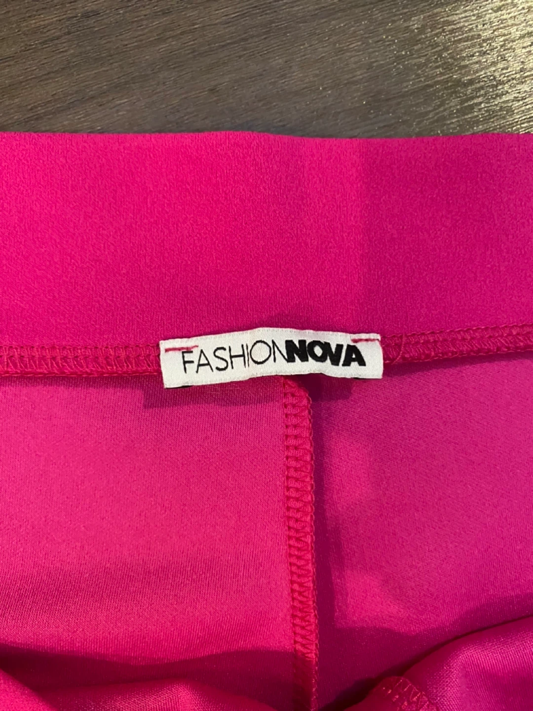Fashion Nova Pink Wide Leg Pants - photo 2
