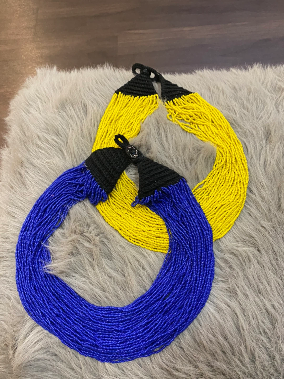 Beaded Necklaces and Tie
