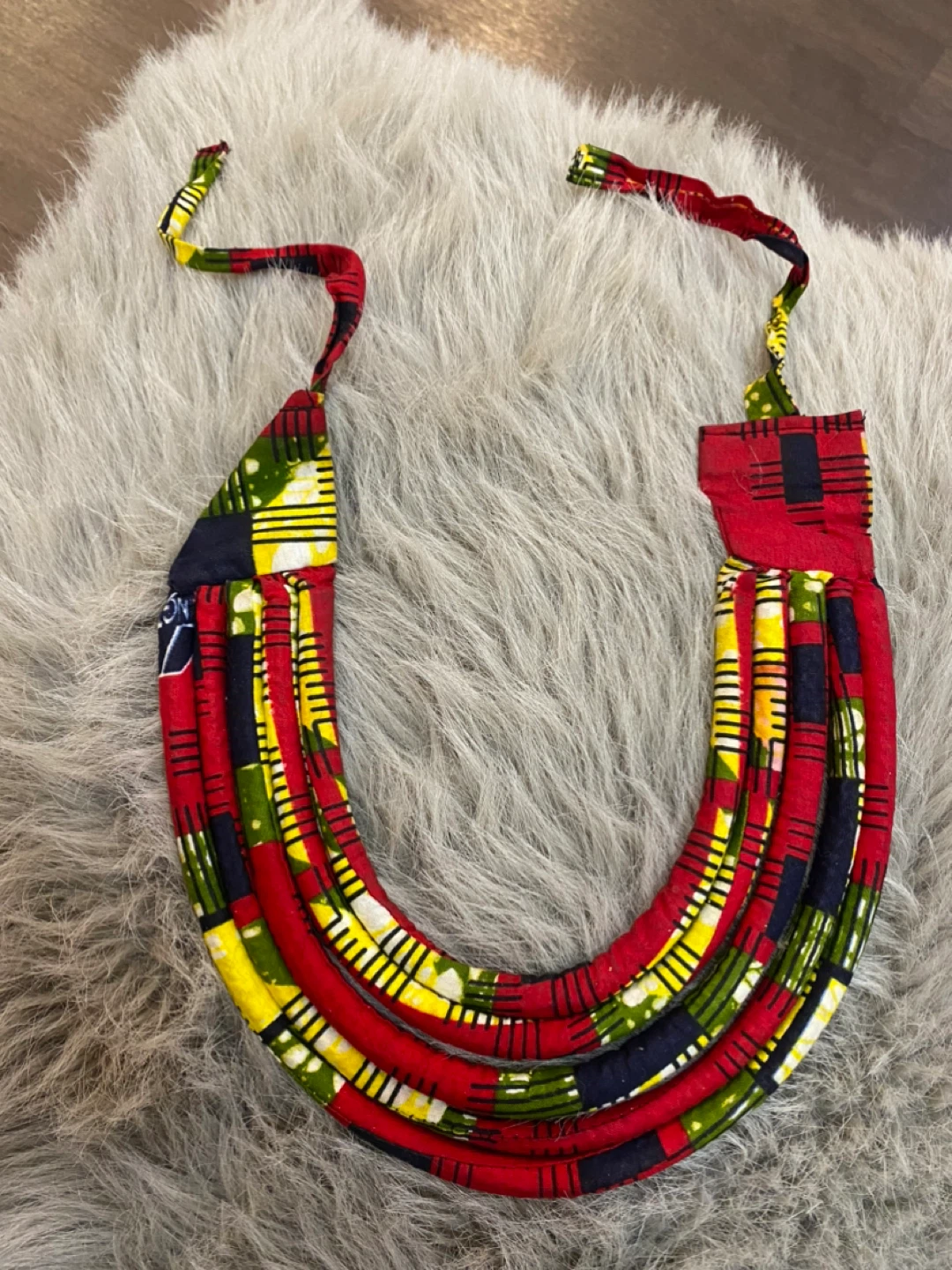 Statement Fabric Necklace