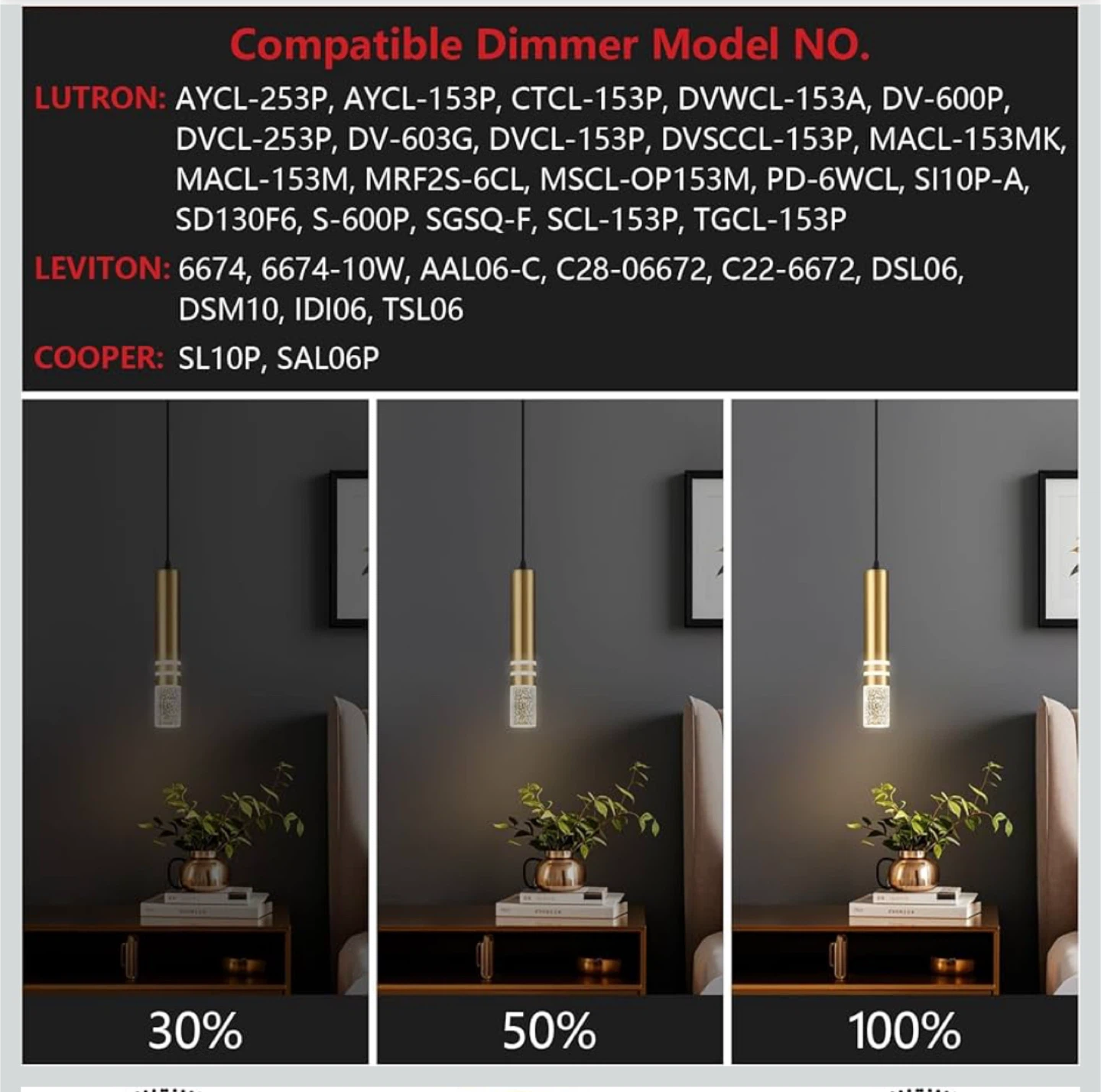 Gold Pendant Light Fixture with K9 Crystal and Adjustable Height - photo 2