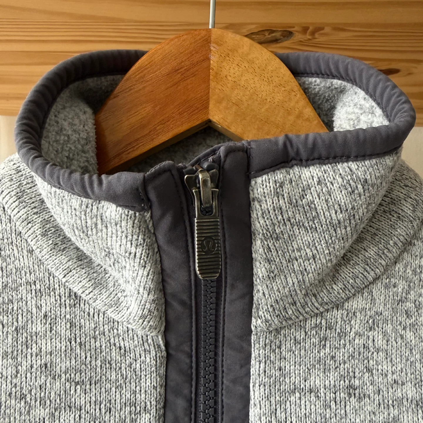 PICKUP THIS WEEKEND- Lululemon Grey Fleece Zip-Up Jacket - photo 3
