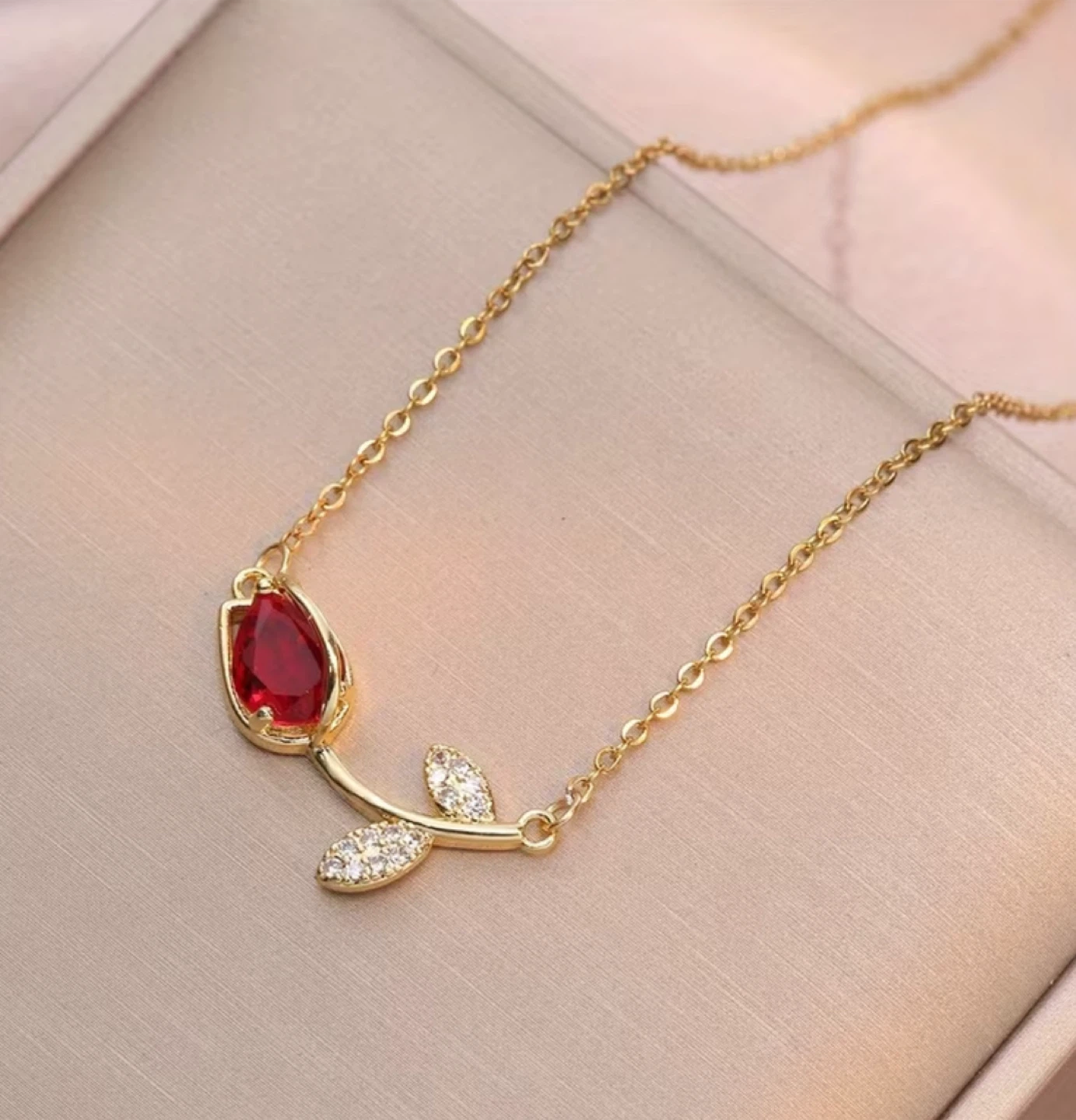 18 karat gold plated necklace for $20