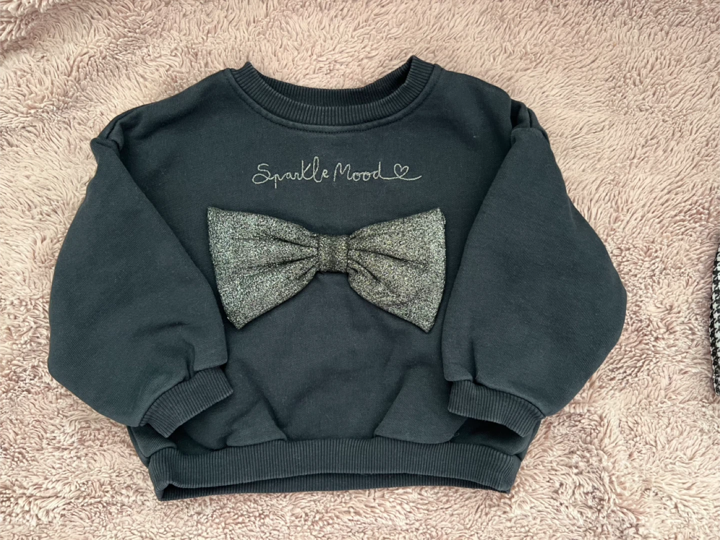 Zara Toddler Sweatshirt with Bow - Size 2