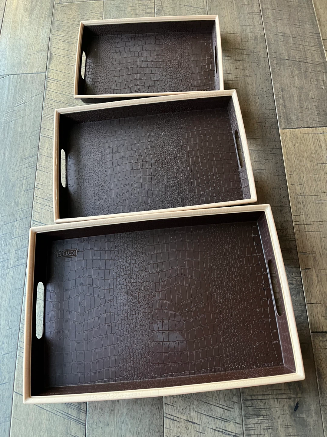 Set of 3 Decorative Serving Trays