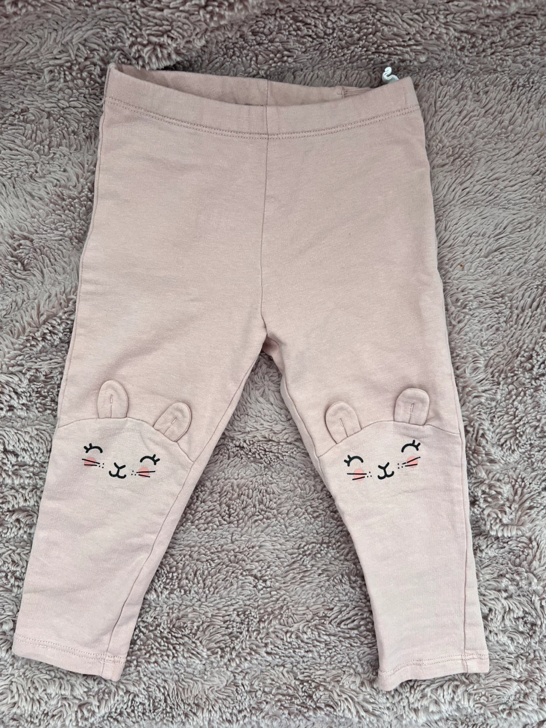 H&M Baby Girls Easter Bunny Leggings Size 12-18M