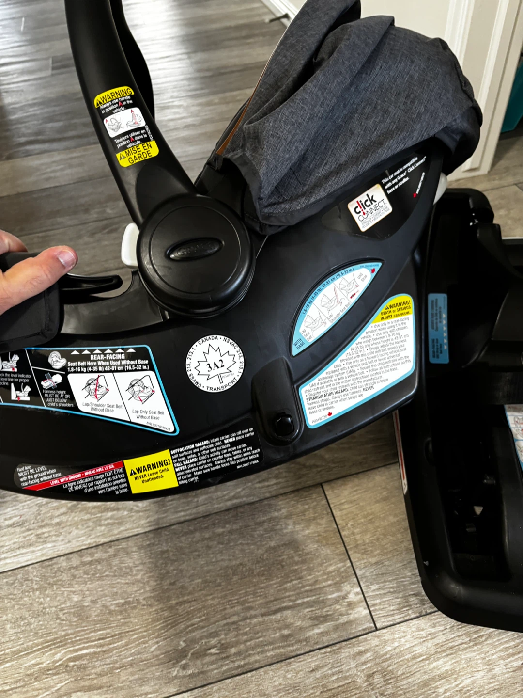 Graco SnugRide 35 Lite Infant Car Seat & Base - photo 5
