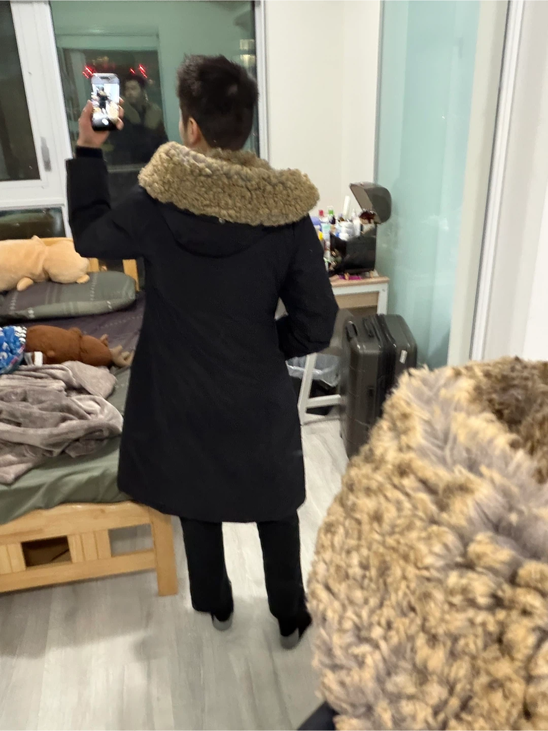 Aritzia Babaton Black Parka - Size L - photo 3
