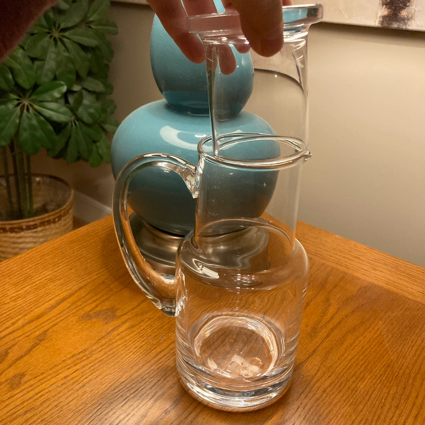 Bedside Glass Carafe and Tumbler Set - photo 2