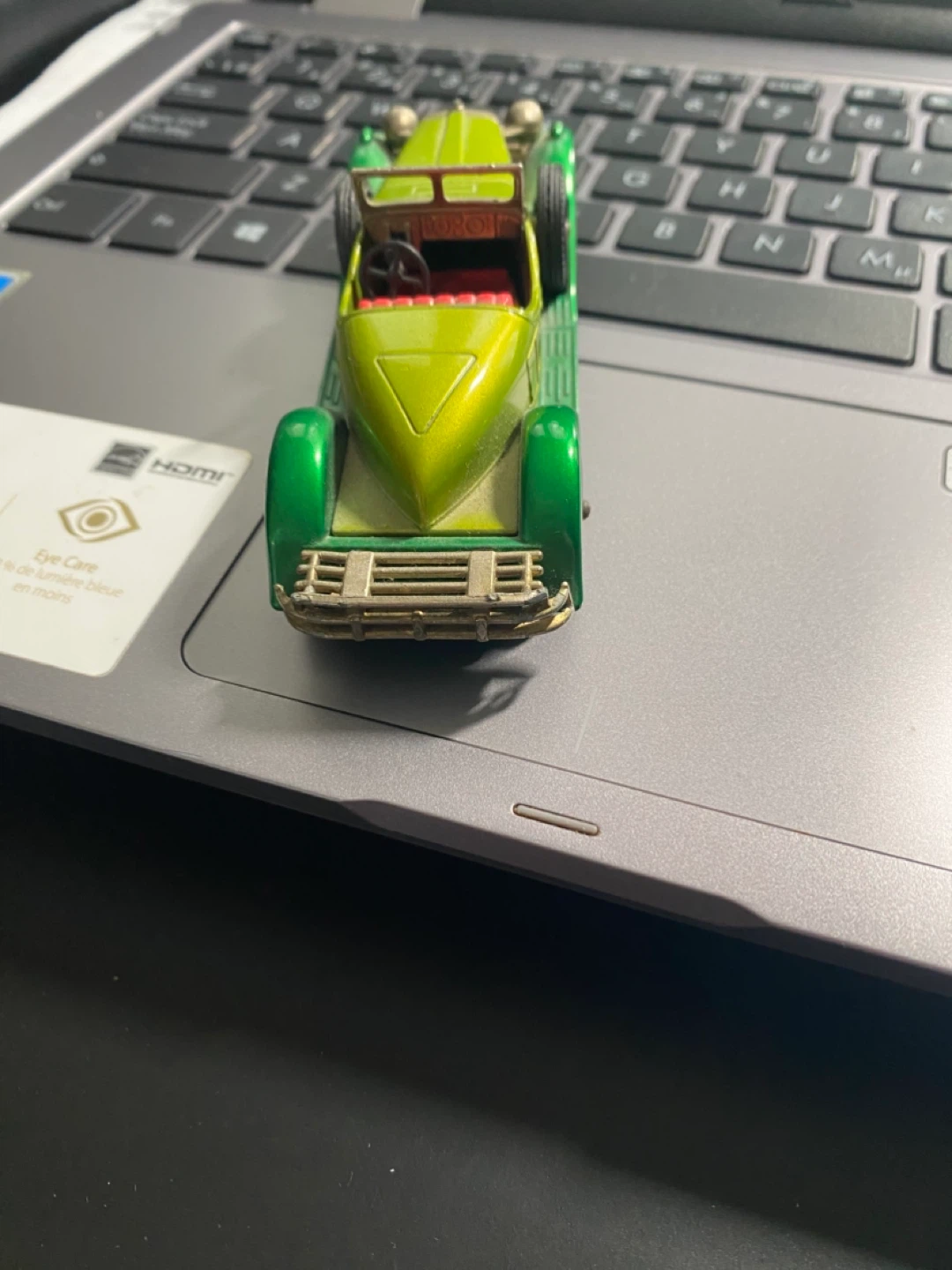 Vintage Green Convertible Toy Car - photo 3