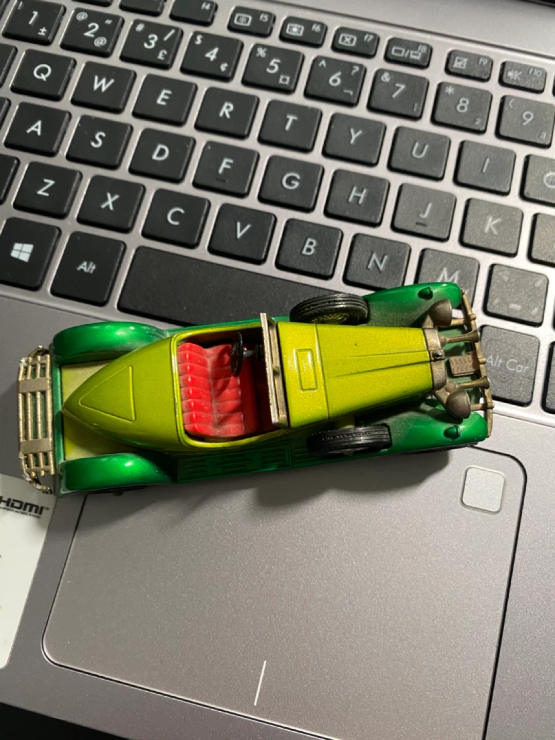 Vintage Green Convertible Toy Car - photo 5