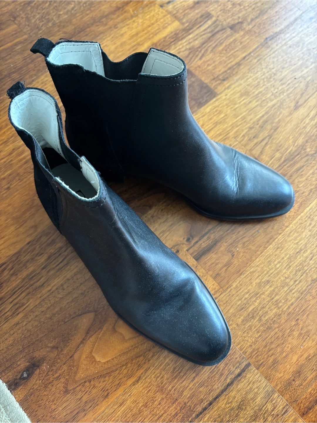 Black Zara Chelsea Boots Size EU 37 - photo 3