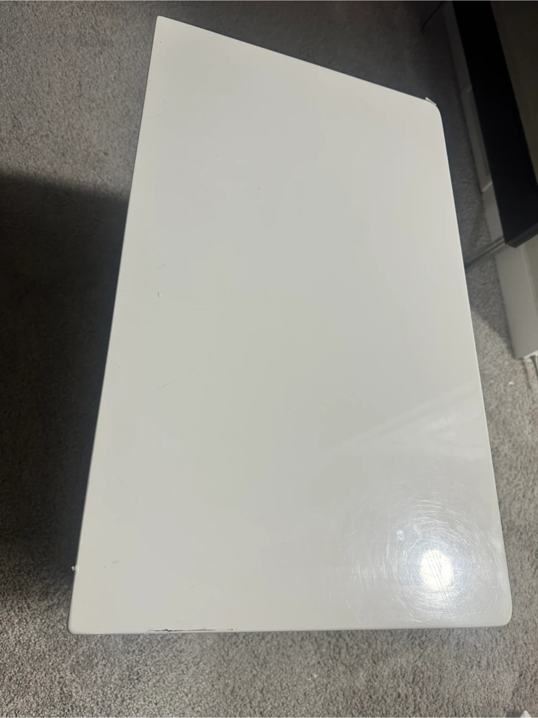 White 2-Drawer Nightstand - photo 4