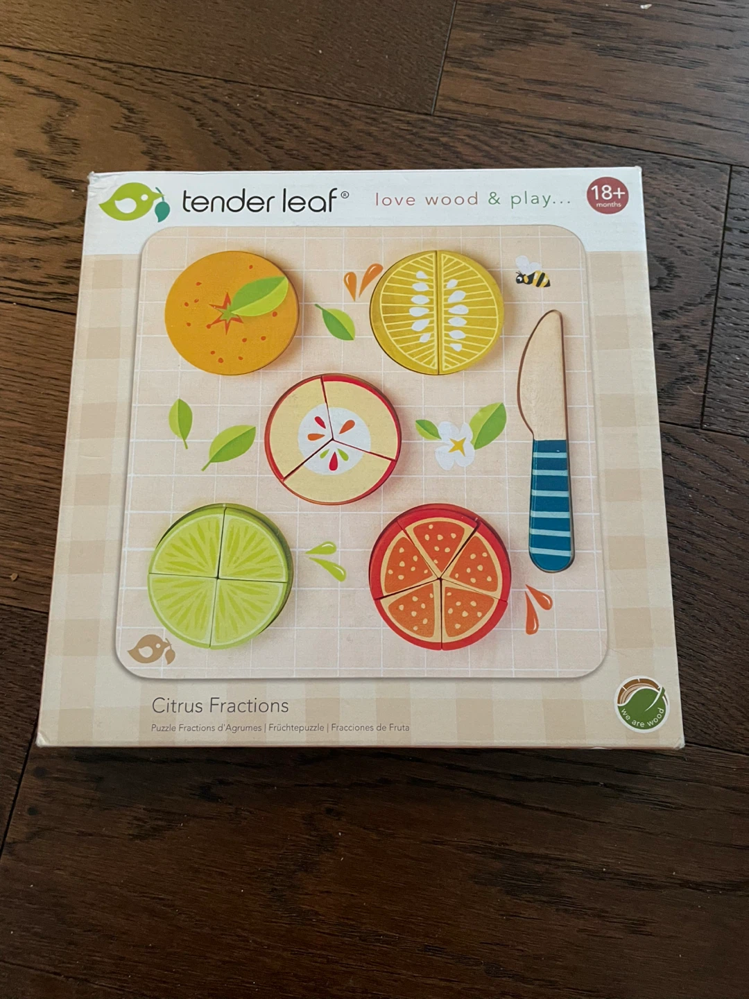 [Openbox] Tender Leaf Toys Citrus Fractions Wooden Puzzle - photo 2