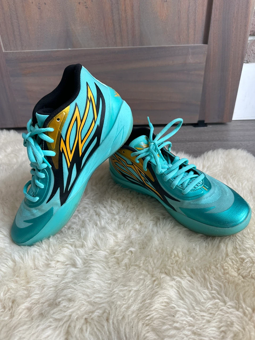 Puma Mb.02 Lamelo Ball Elektro Aqua 377590-01 Men’s 9 Basketball - photo 3