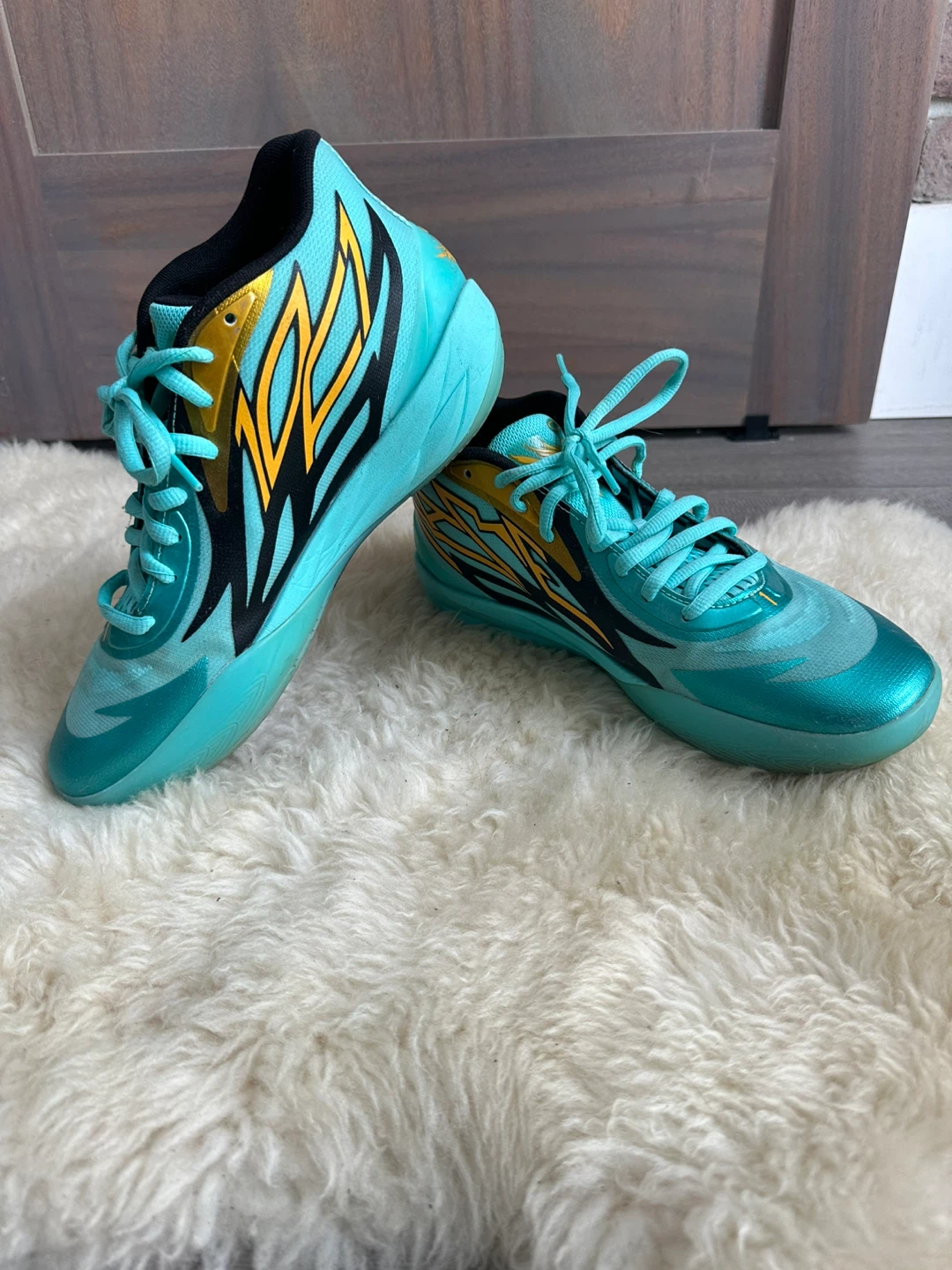 Puma Mb.02 Lamelo Ball Elektro Aqua 377590-01 Men’s 9 Basketball - photo 2