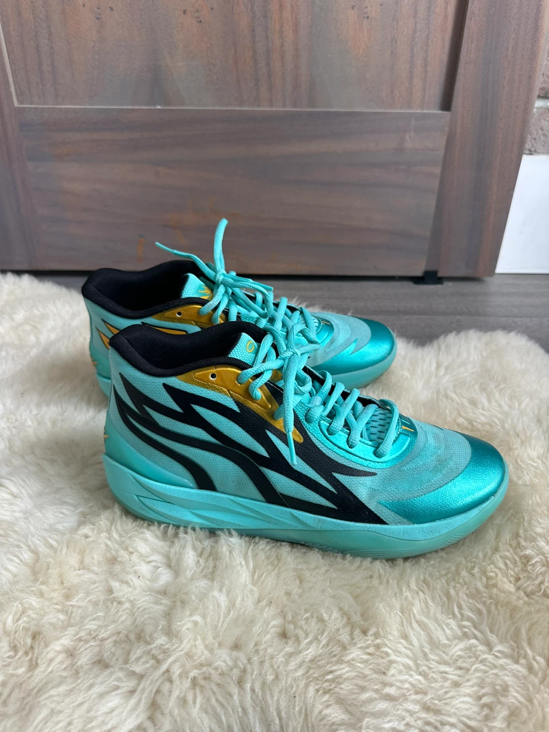 Puma Mb.02 Lamelo Ball Elektro Aqua 377590-01 Men’s 9 Basketball - photo 4
