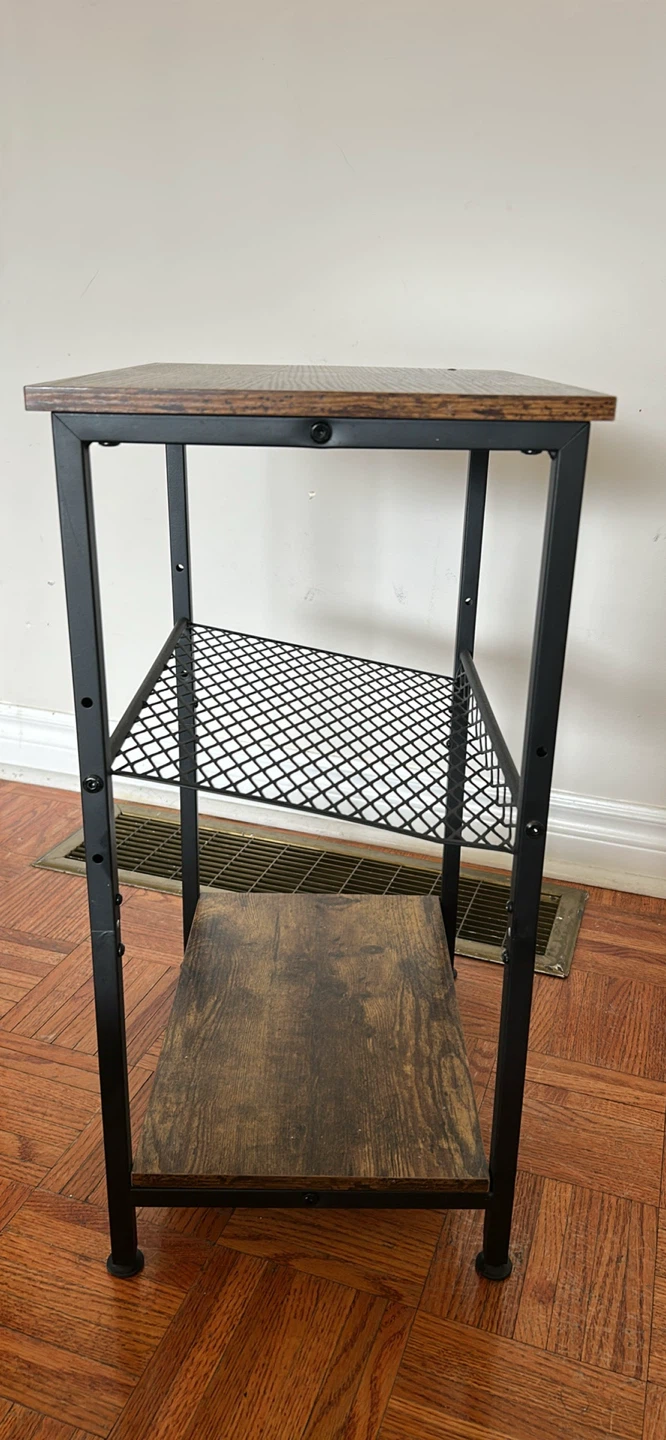 2-Tier Industrial Style Side Table (2 tables) - photo 2