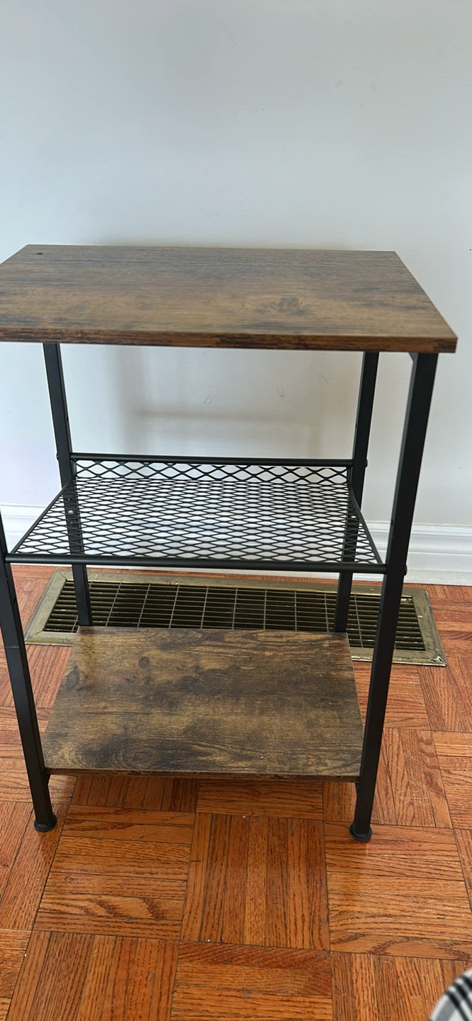 2-Tier Industrial Style Side Table (2 tables)