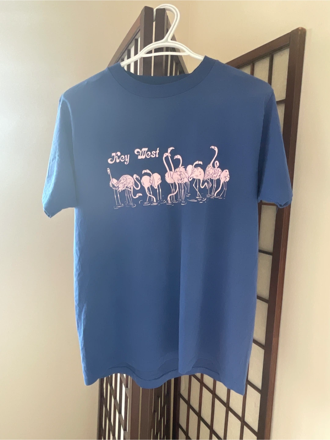 Blue Key West Flamingo T-Shirt