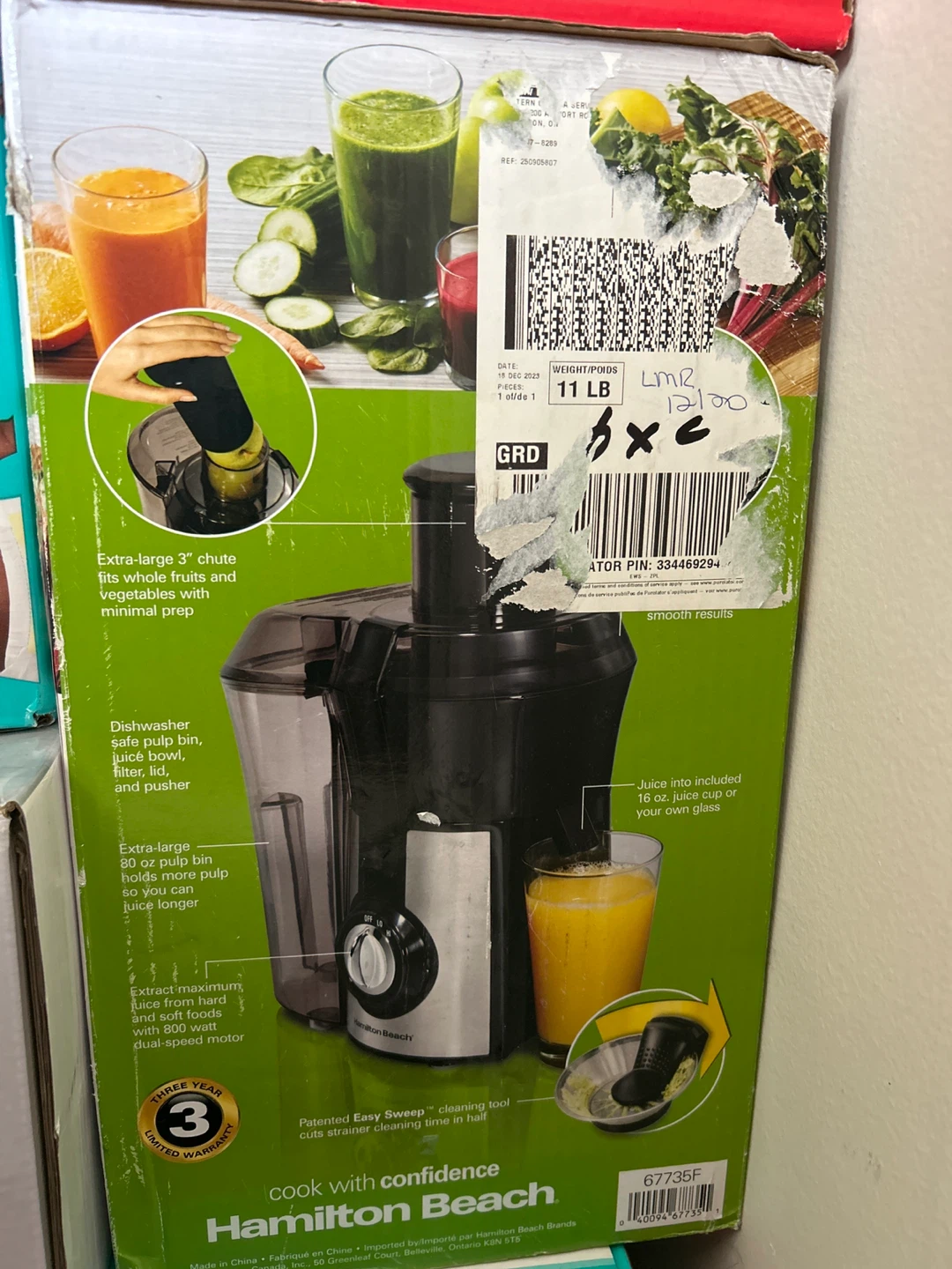 Hamilton Beach Easy Clean Juice Extractor