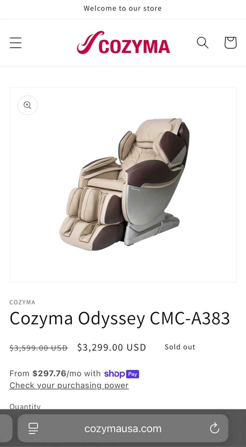 Cozyma Massage Chair - photo 5