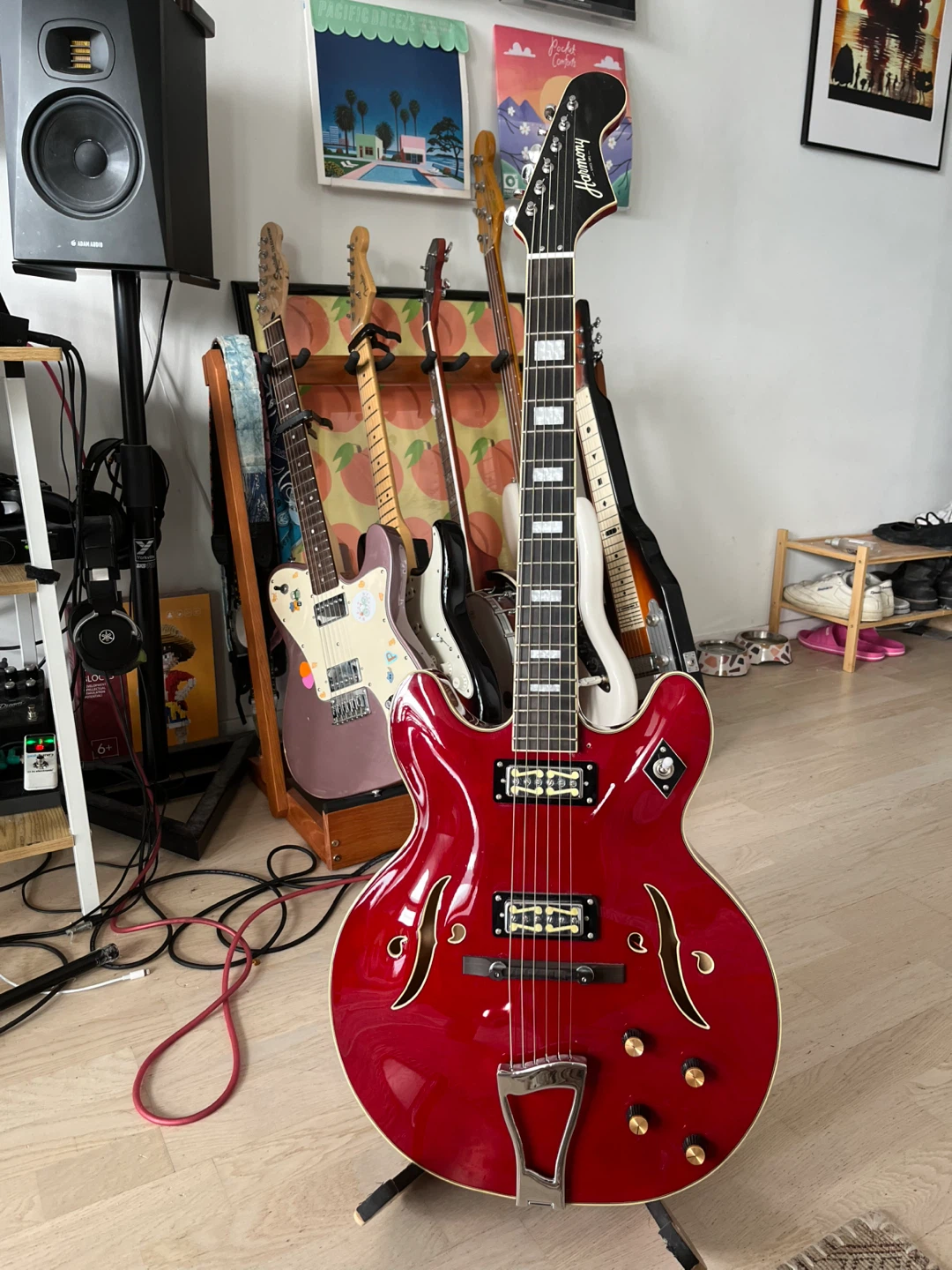 Harmony Electric Semi Hollow guitar