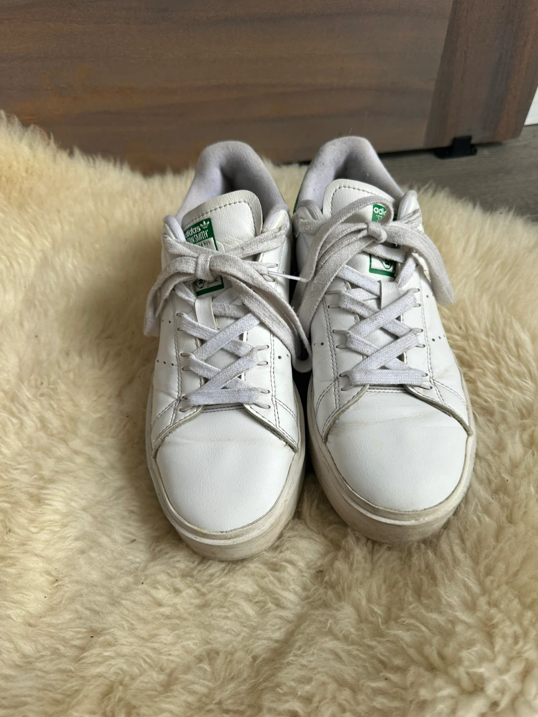 Women size 7.5 Adidas Stan Smith Bonega Shoes - photo 2