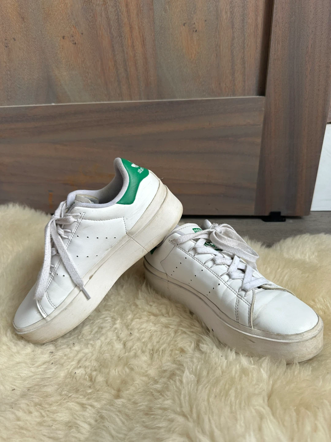 Women size 7.5 Adidas Stan Smith Bonega Shoes - photo 5