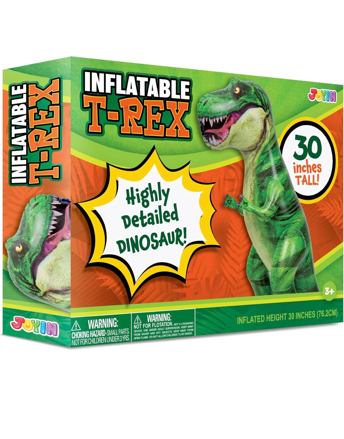 Inflatable T-Rex Dinosaur Toy - 30 inches Tall - photo 2