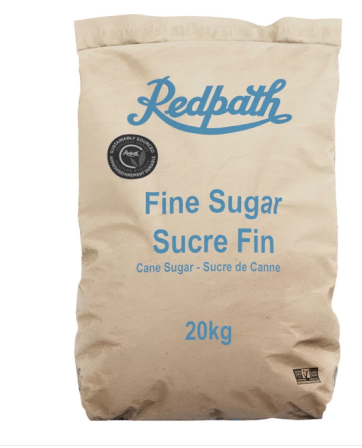 Redpath Fine Cane Sugar 20kg Bag