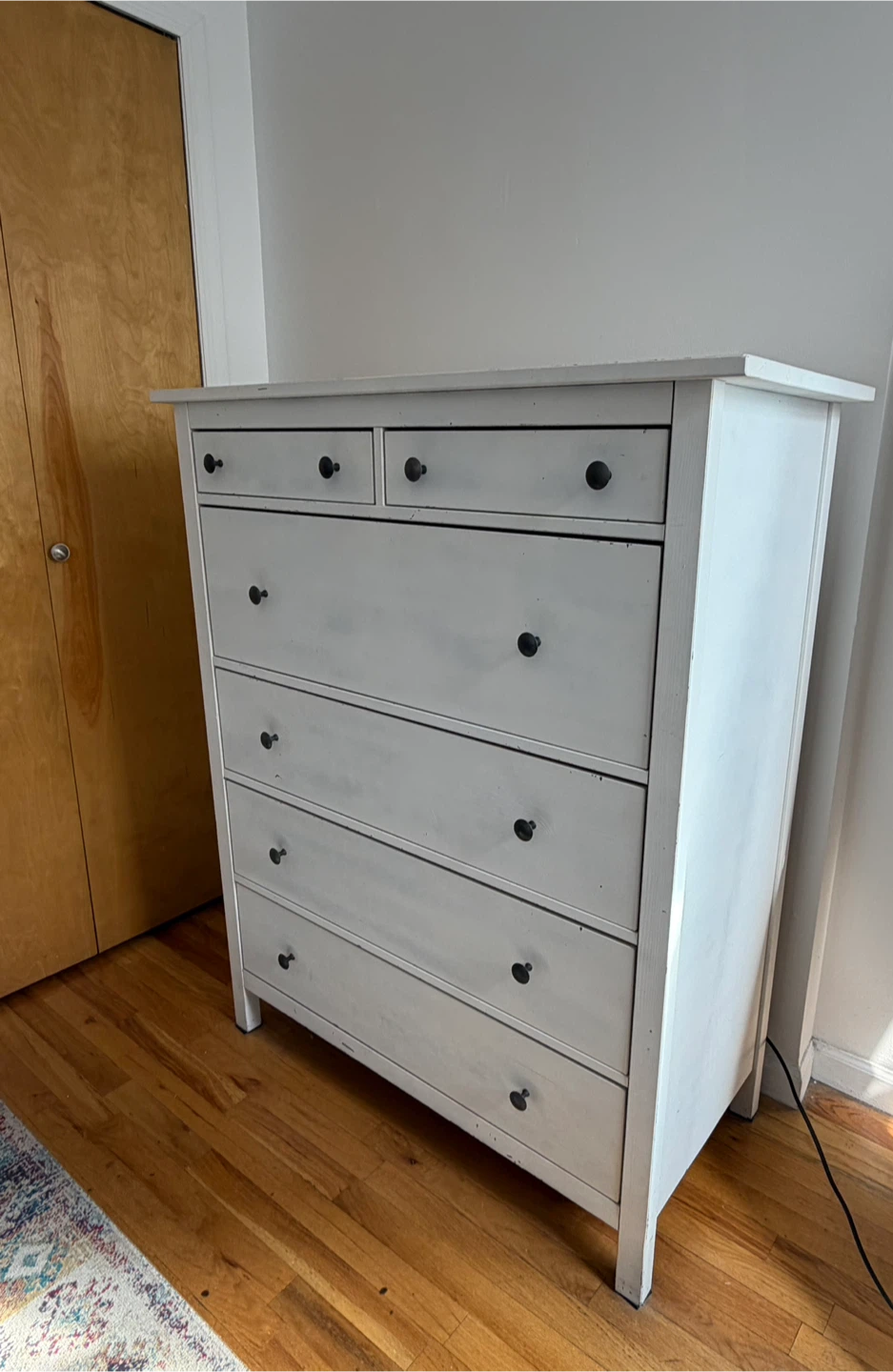 White 6-Drawer Dresser - photo 2