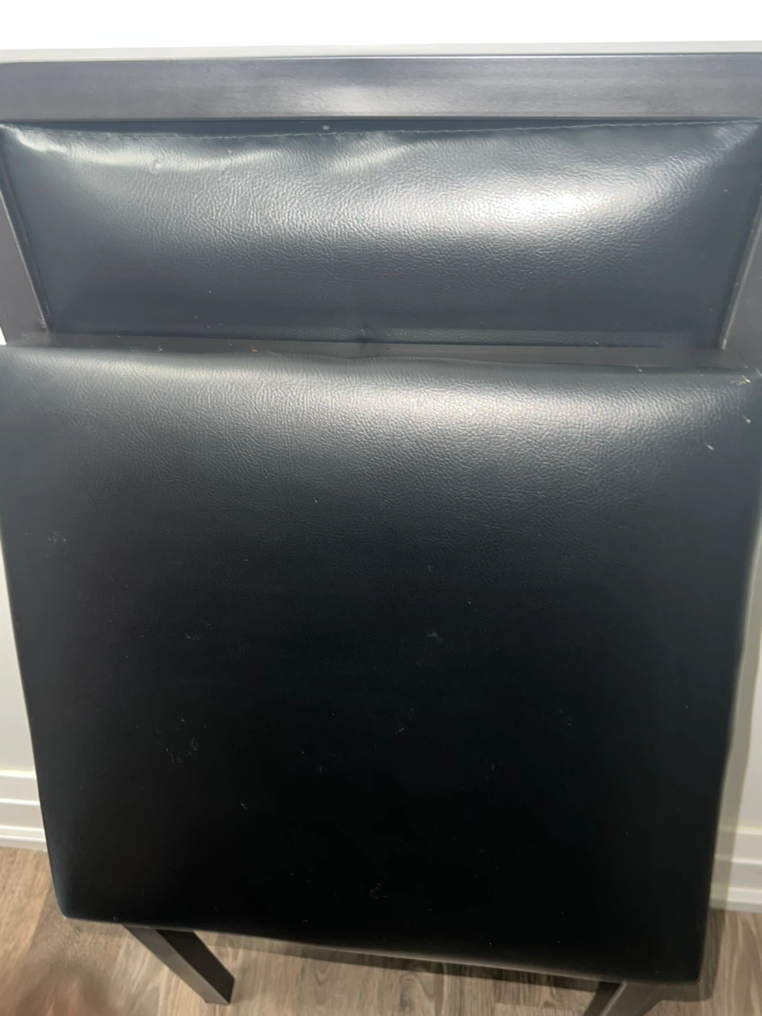 Two Black Padded Dining Chair - photo 4