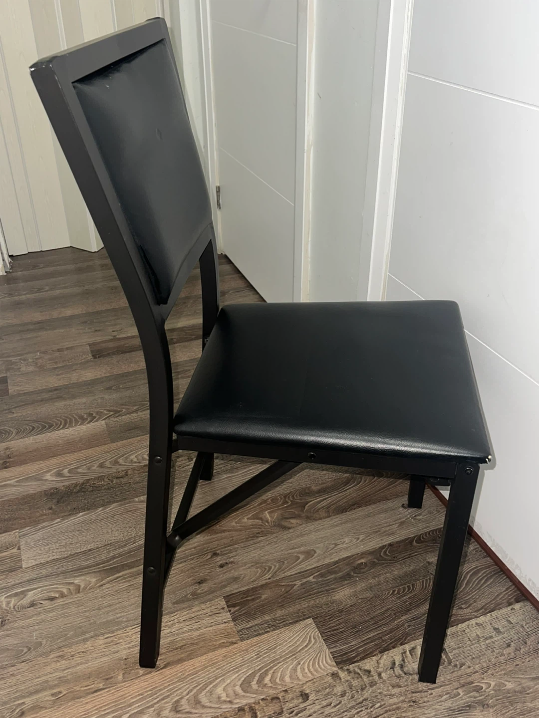 Two Black Padded Dining Chair - photo 2