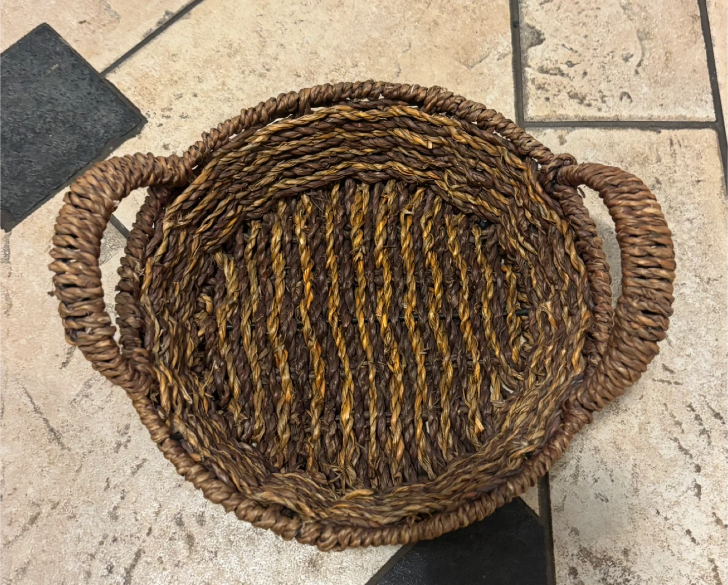 Woven Basket with Handles - photo 2