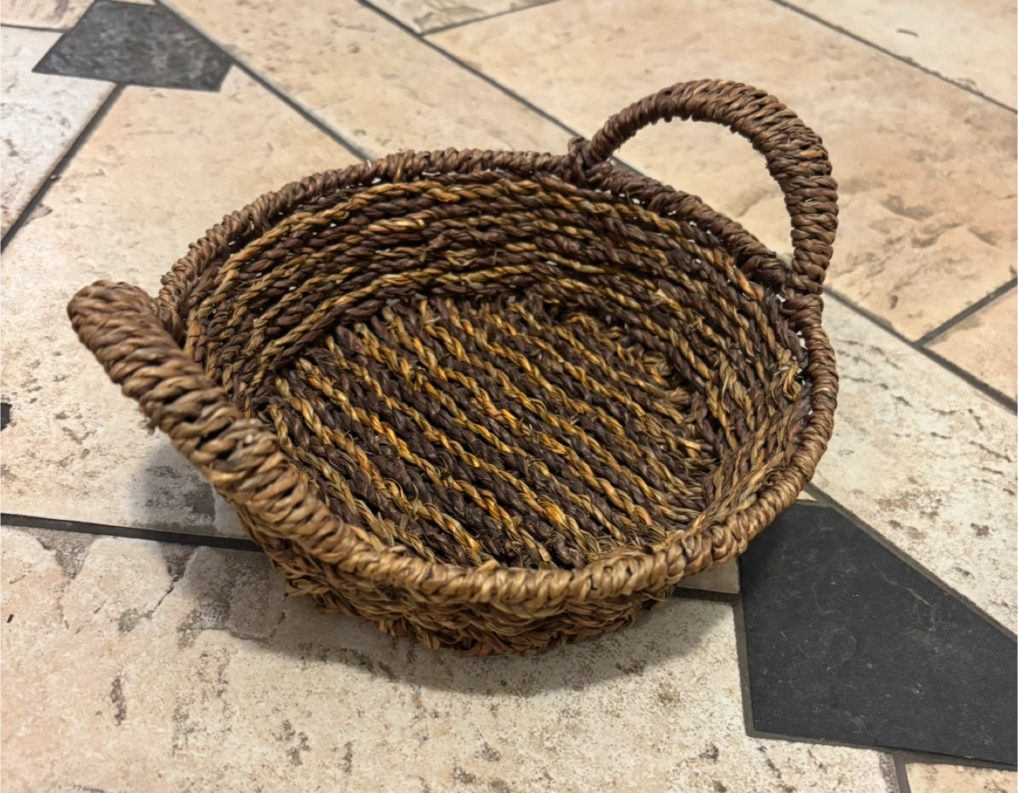 Woven Basket with Handles - photo 3