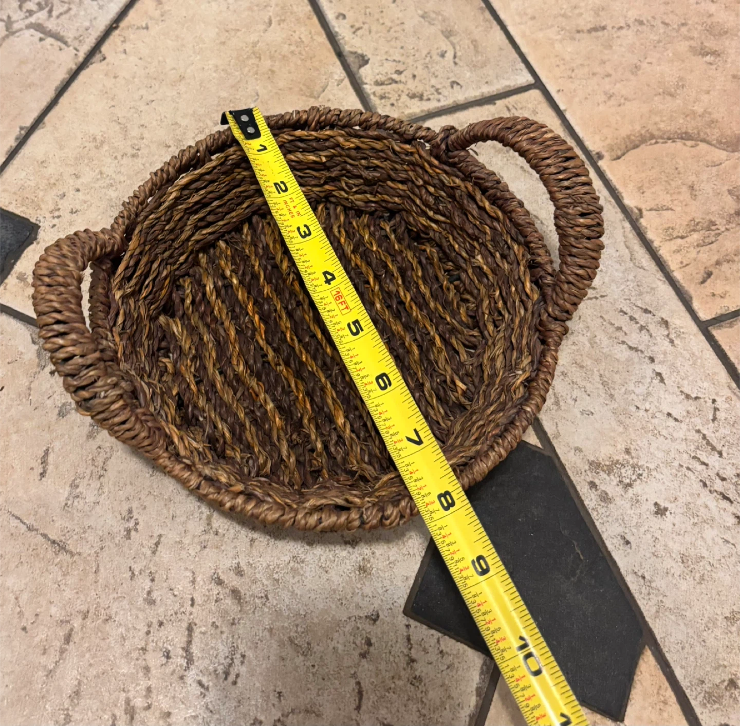 Woven Basket with Handles - photo 5