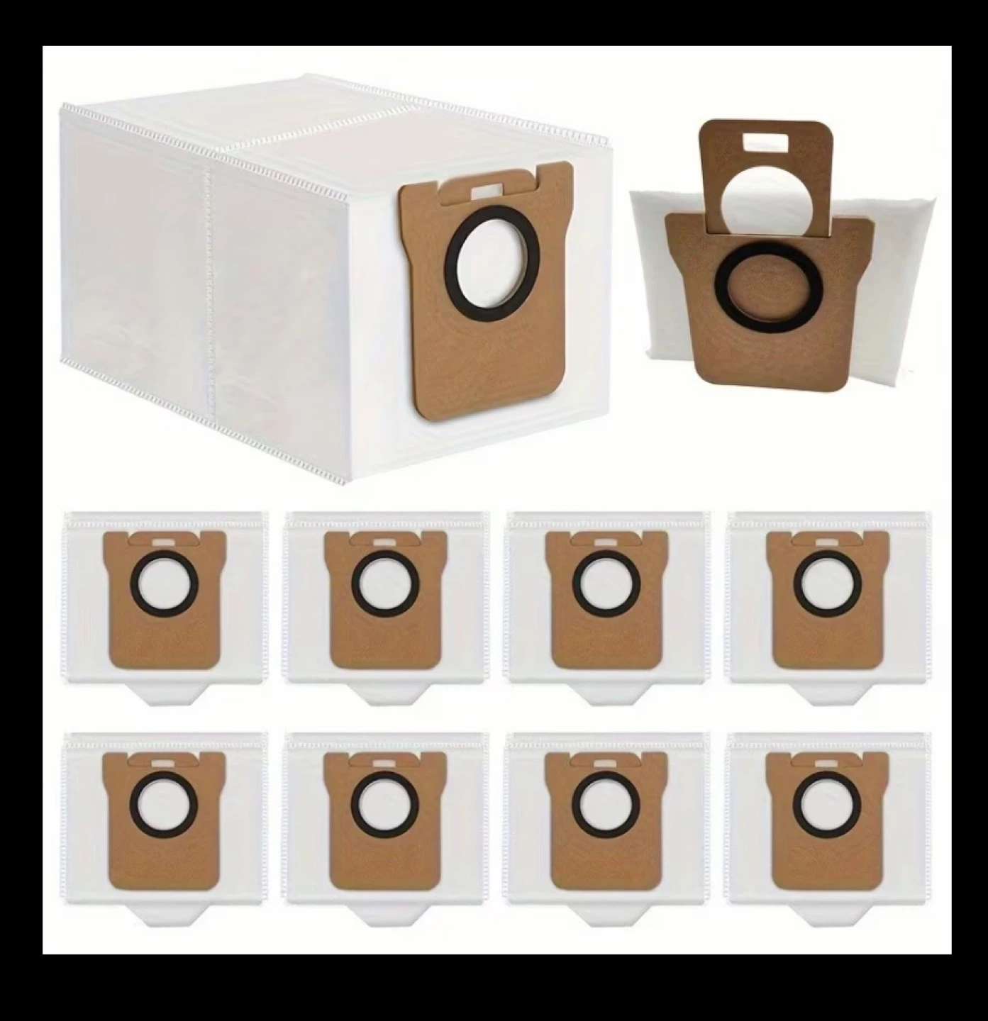 Dust bags for roomba-style floor vaccum cleaners  Pack of 9